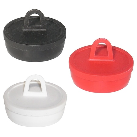 Visipak CLOSURE-HANGER PLUG-1/2"-LDPE-BLACK, 5000PK 649855